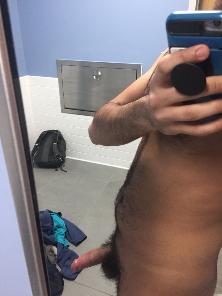 Flashing my tiny indian cock at school #15