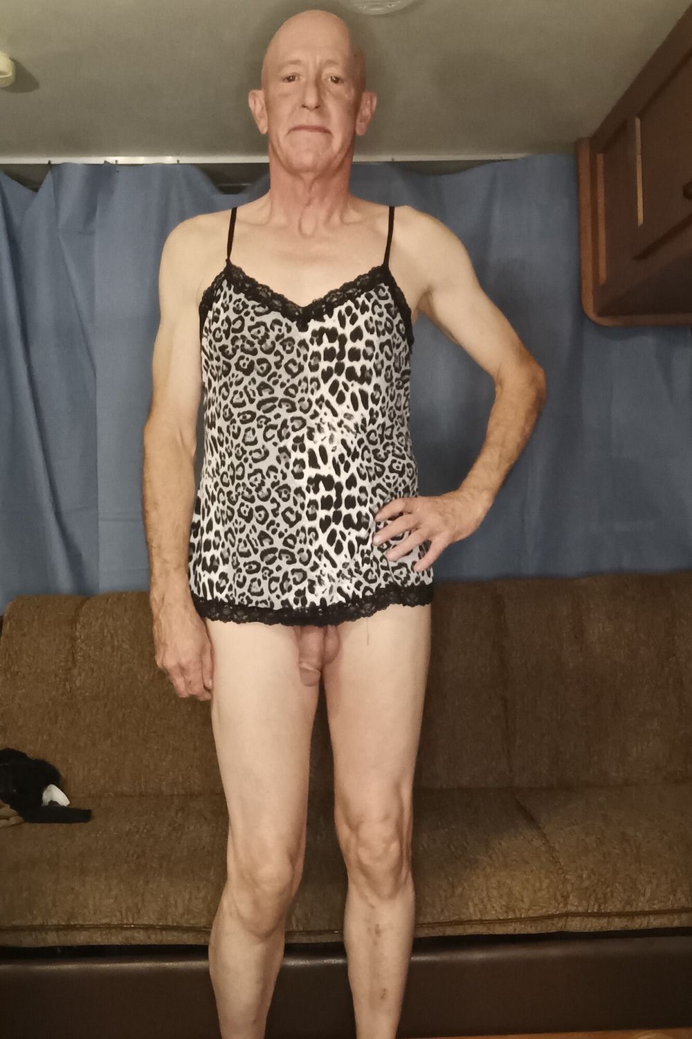 Faggot Andrew Brown Modelling Nighties #3