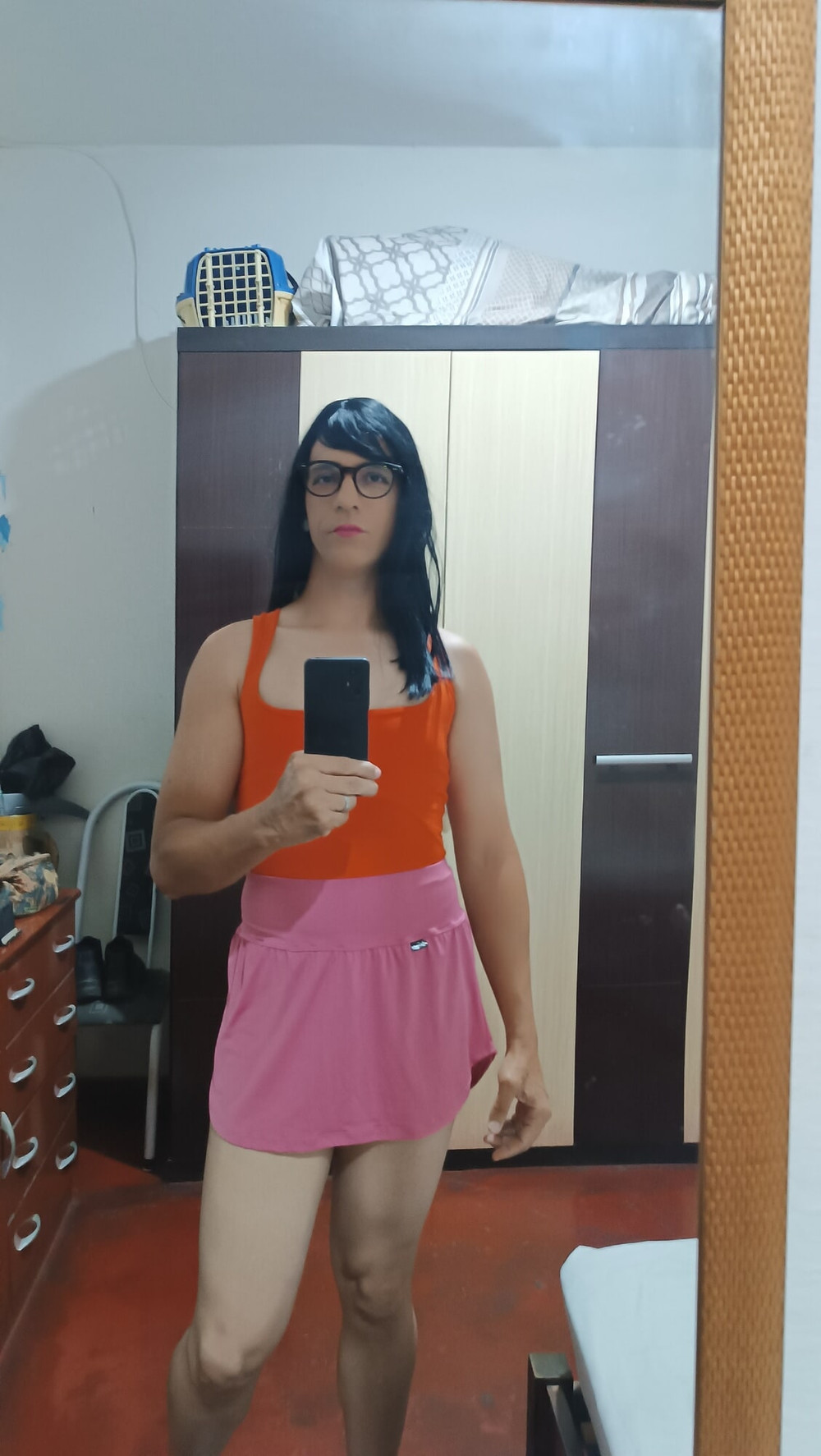 Sakura Bodysuit Orange And Dresser Pink  #23