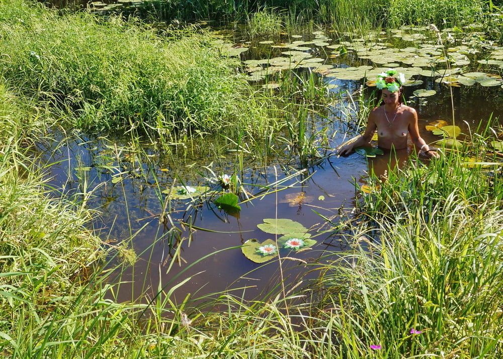 Nude in lazy river #30