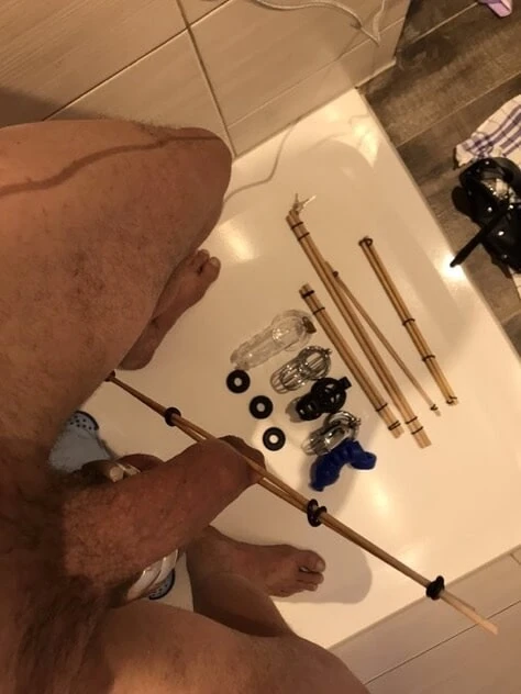 cumtwice78 in homemade humbler (chopsticks) #4