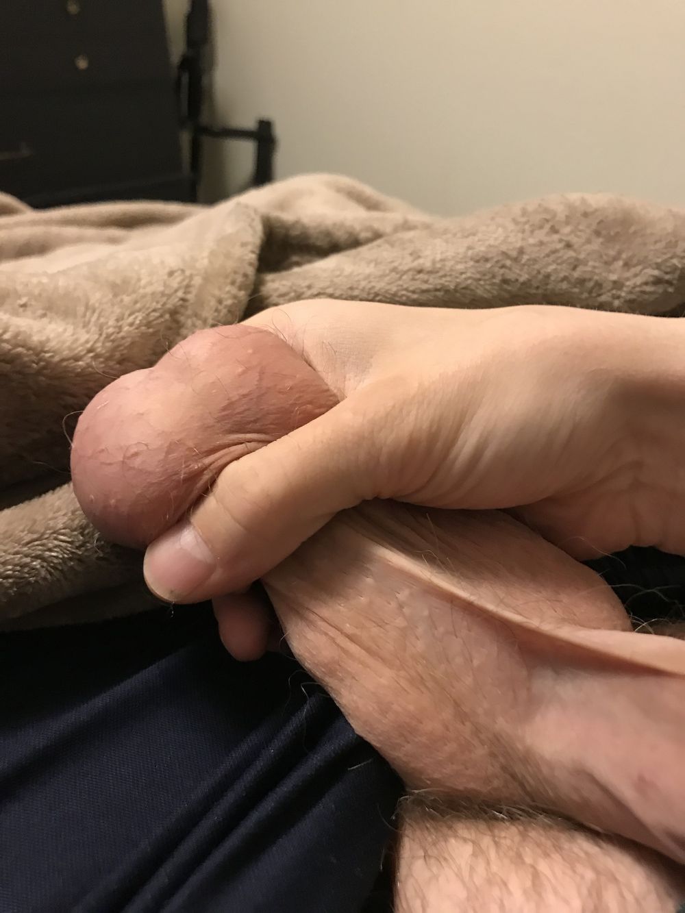 My big uncut white cock #16