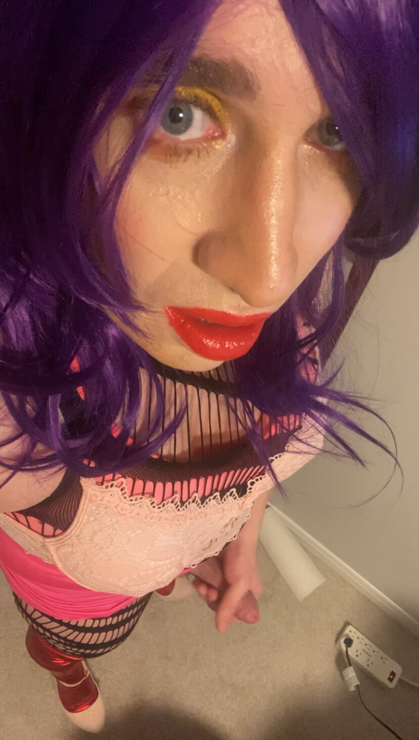 Colourful crossdresser sissy #10