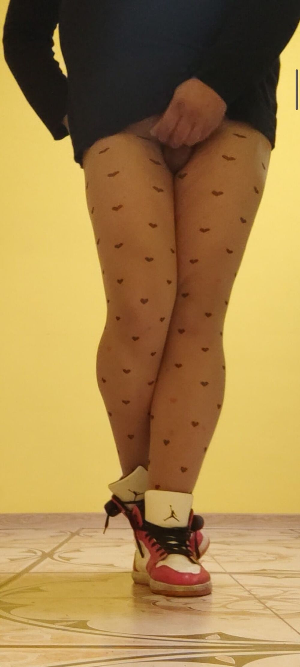 Ripple pantyhose on me #15