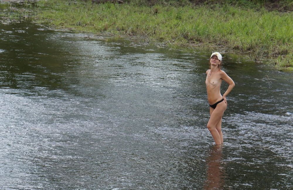 Nude in river&#039;s water #28