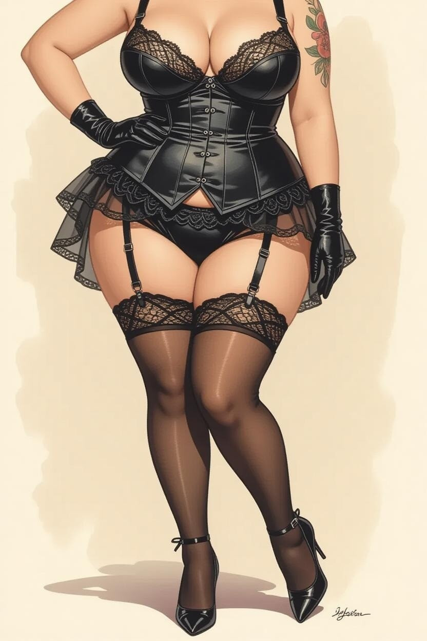 Pixwhores Experimental Enhanced: Glamorous Stockings. #4