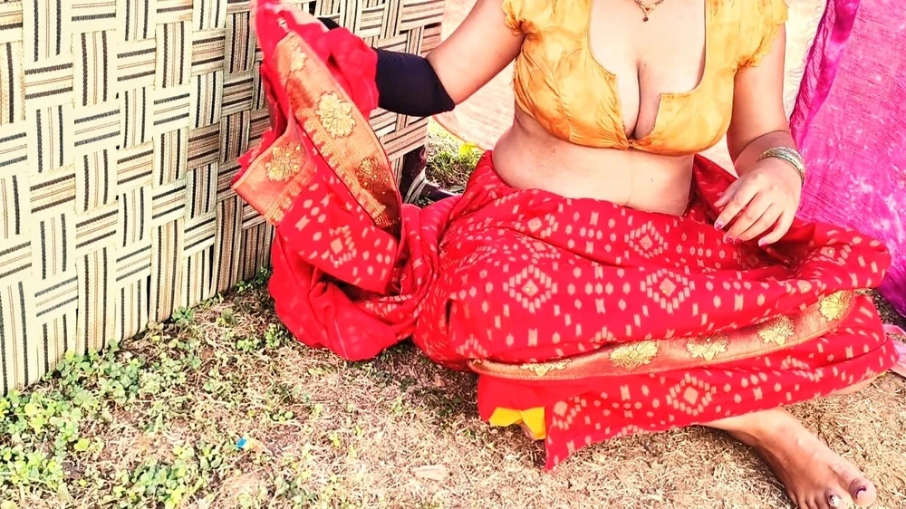 Indian village Poor Aunty Fucked By landlord son's hot desi #6