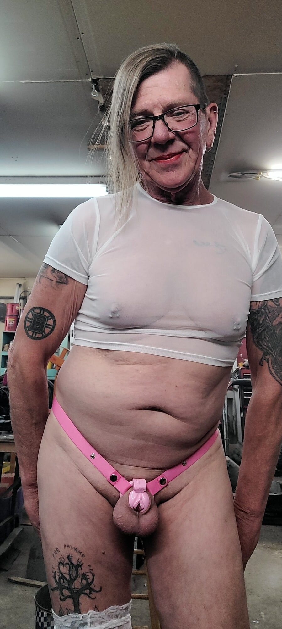 caged sissy and butt plug #23