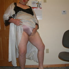 filling sexy in my white nightie and rob 
