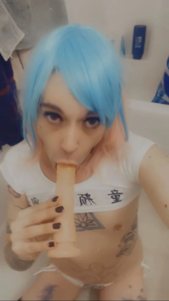 Cute Cosplay Trap in a Micro Bikini #2