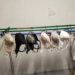 Selfie with 6 gigantic bras. Wacoal F80.