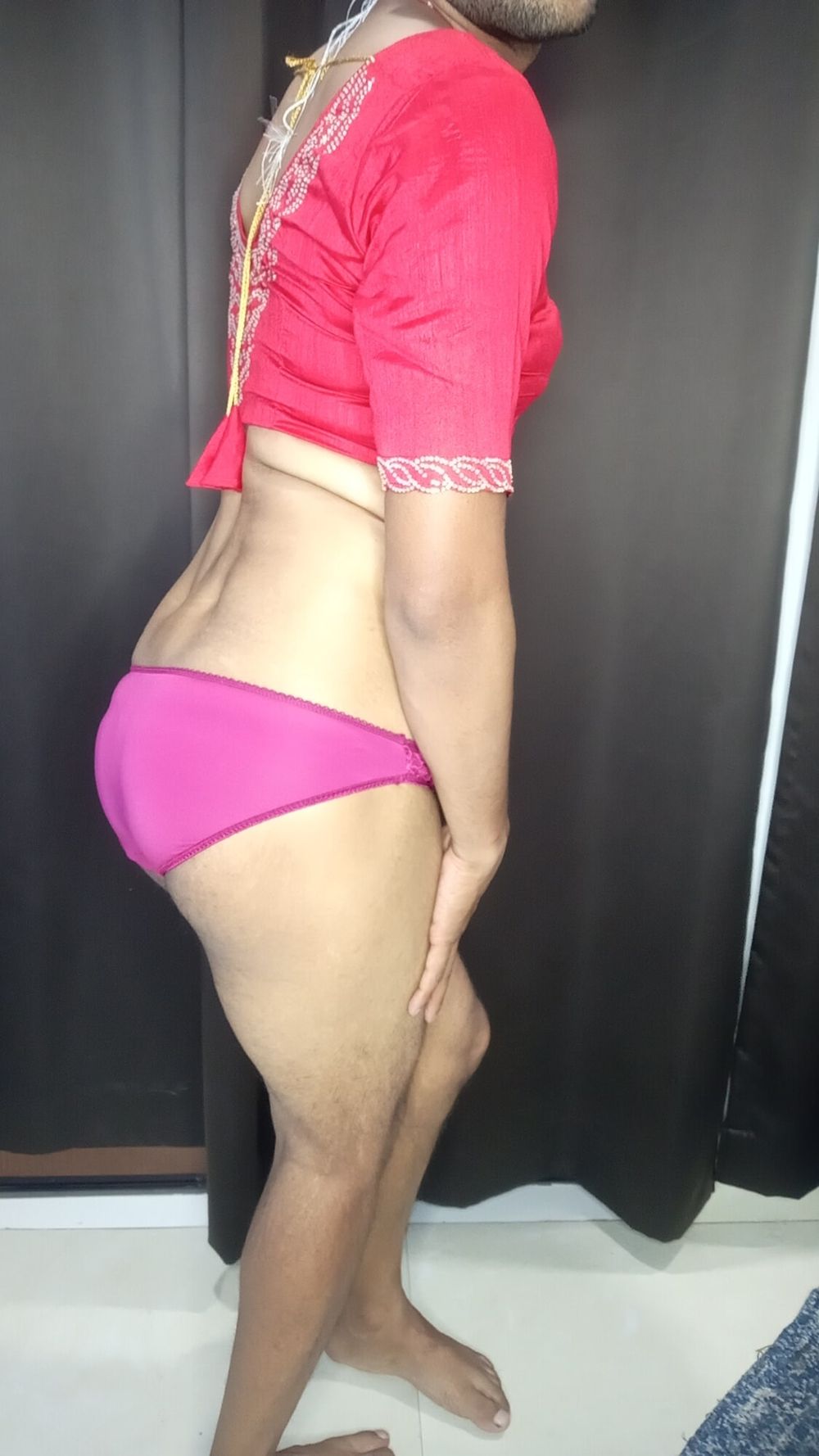 Gorgeous Indian stepmom sexy dress bra panty  #13