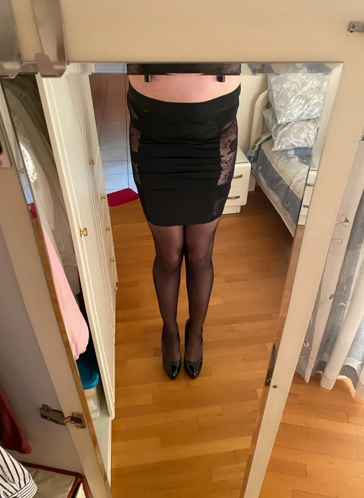 My black lingeries and outfits... #16