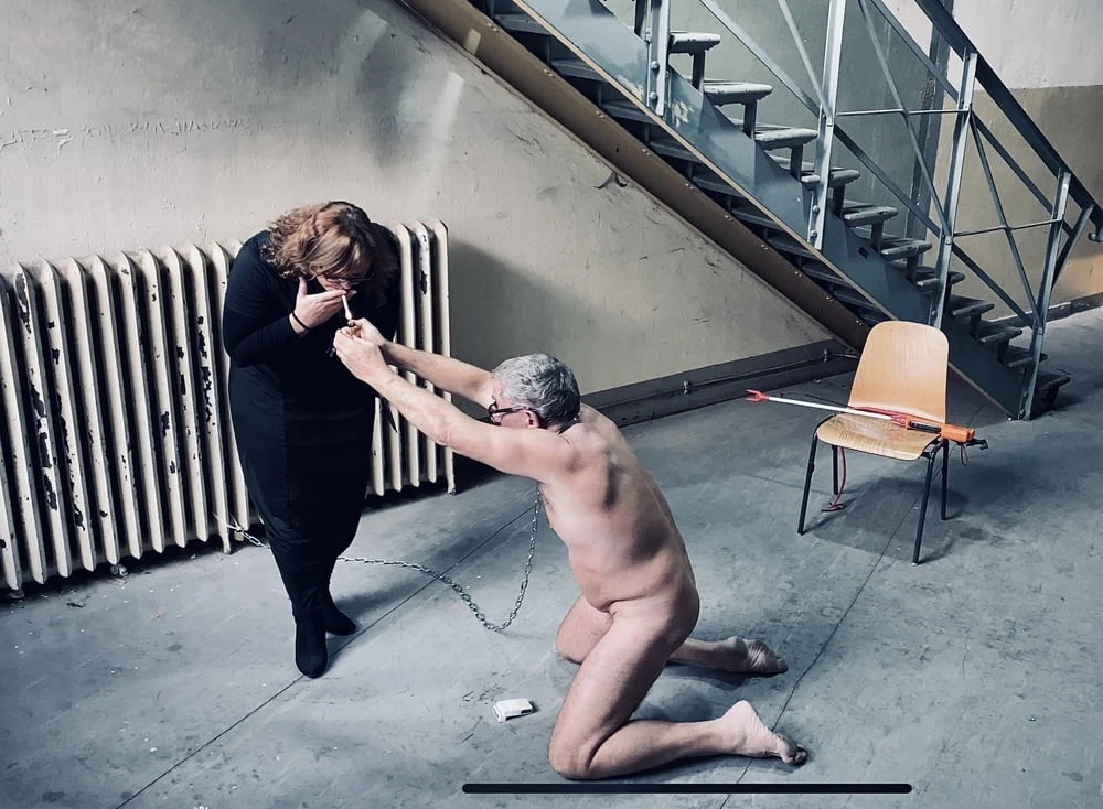 Warden Mistress April takes her Slave to prison #32