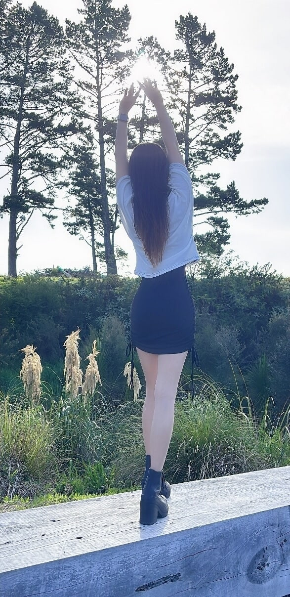 Misstaiwan nude in nature enjoying the sun #5