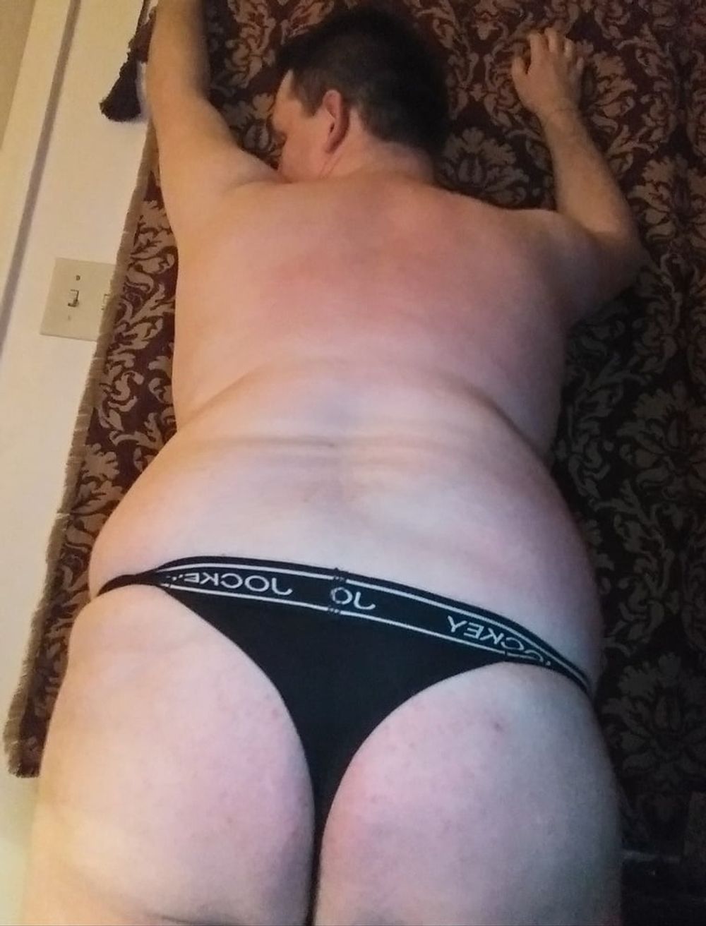 Thong on a chubby boy #5