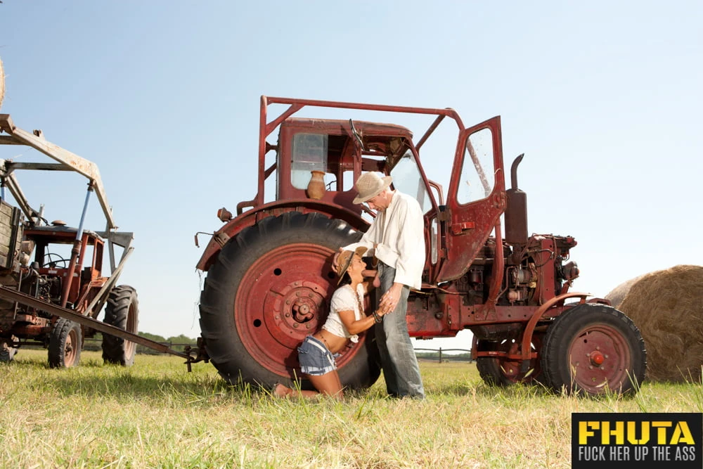 FHUTA - Farm Girl Sandra Romain Takes A Huge Dick Up The But #11