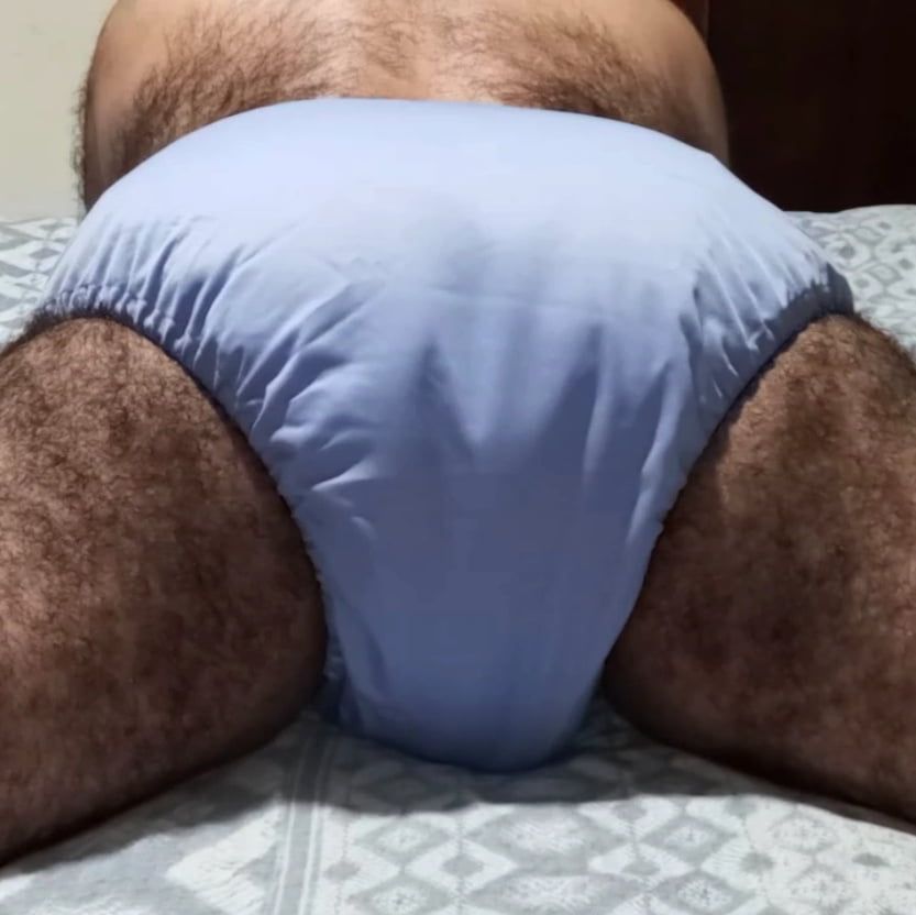 WEARING BLUE DIAPER TO RELAX... #4