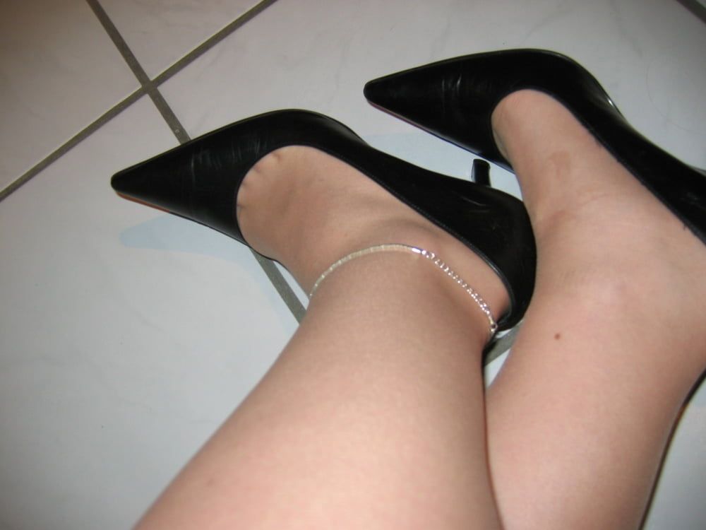 Pantyhose and Black Pumps #5