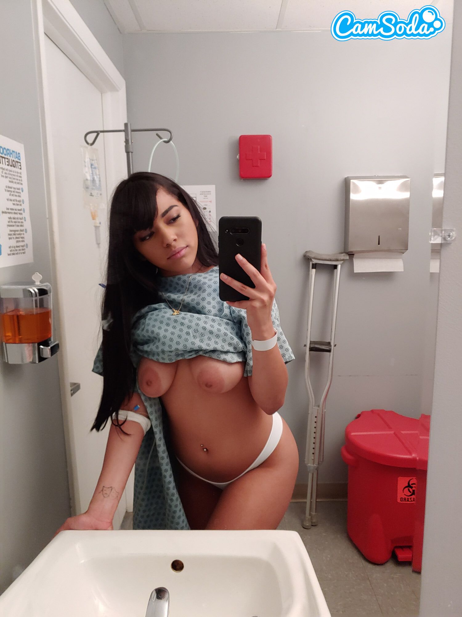 Big bootied latina teen gets horny in the ER #3