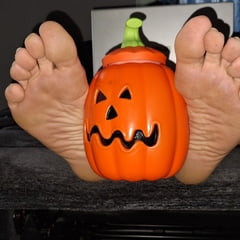 My feet are ready for Halloween are yours?