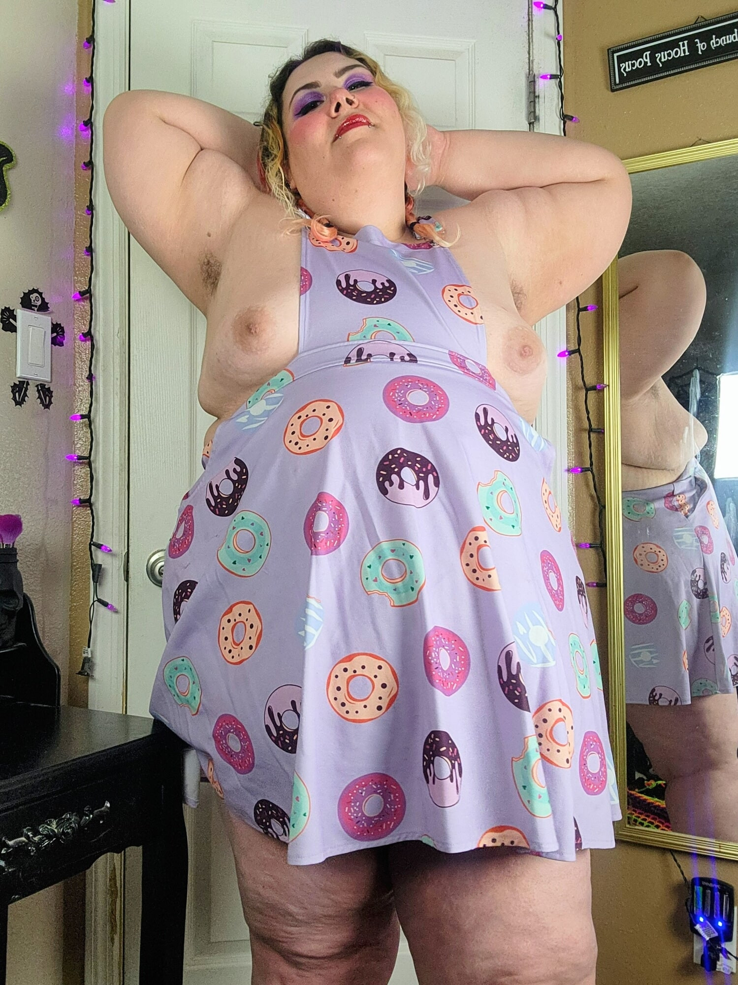 Cute BBW in Donut Dress #6
