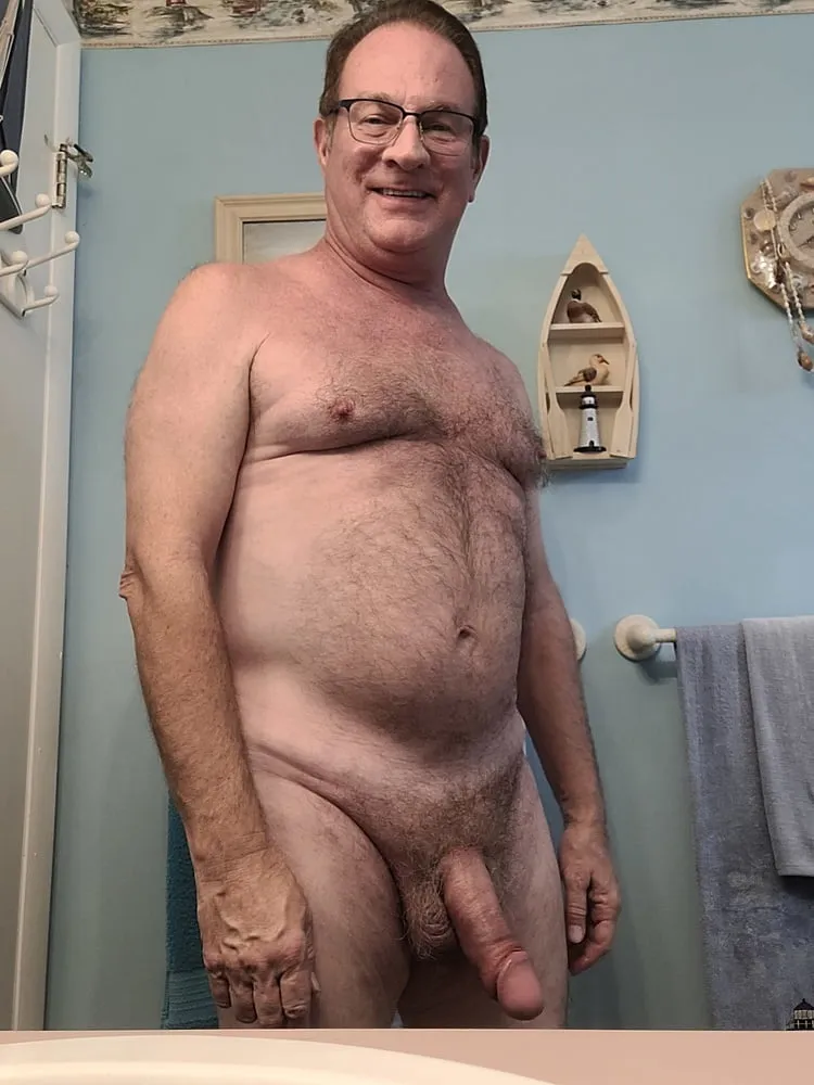 Daddy showing off my soft cock