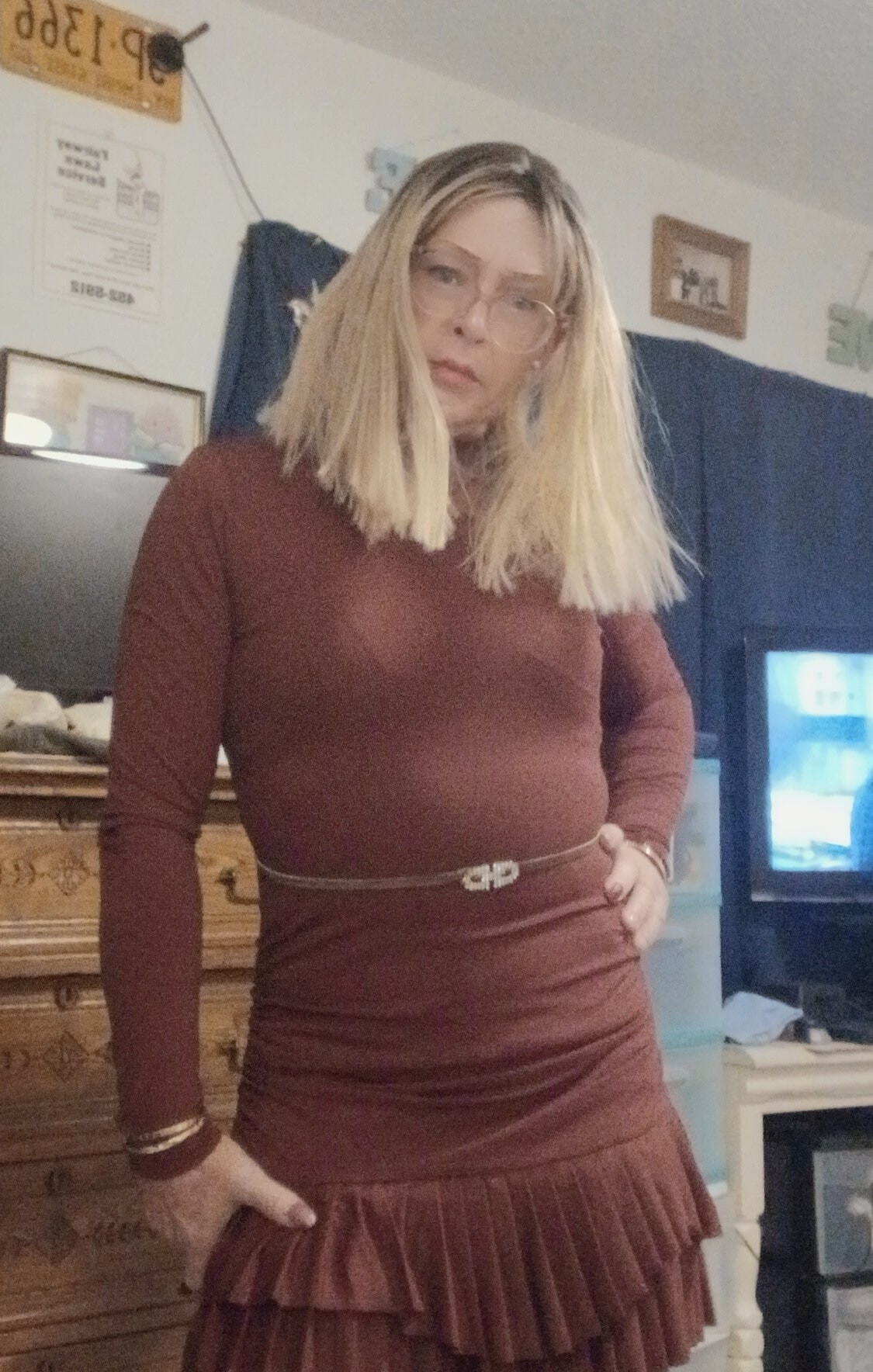 Lisa B. In red dress #2