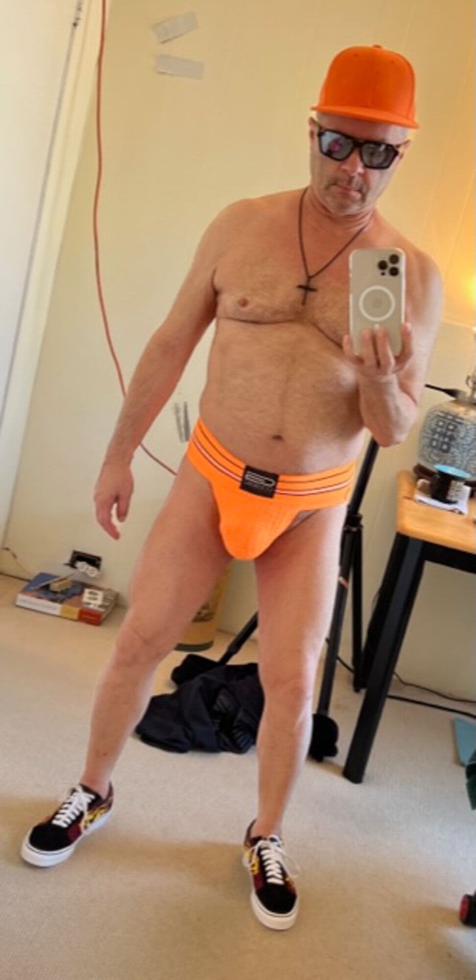 Orange Jock and Cap and, of course, the Prize!