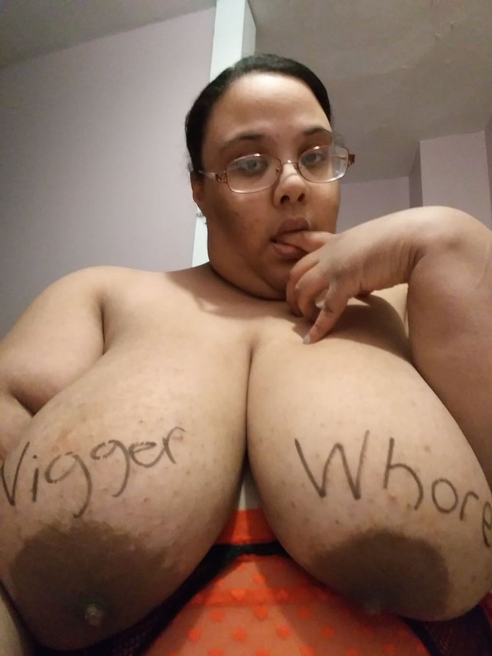 Dumb SSBBW Slut Jessica Jones&#039; Bodywriting  #25