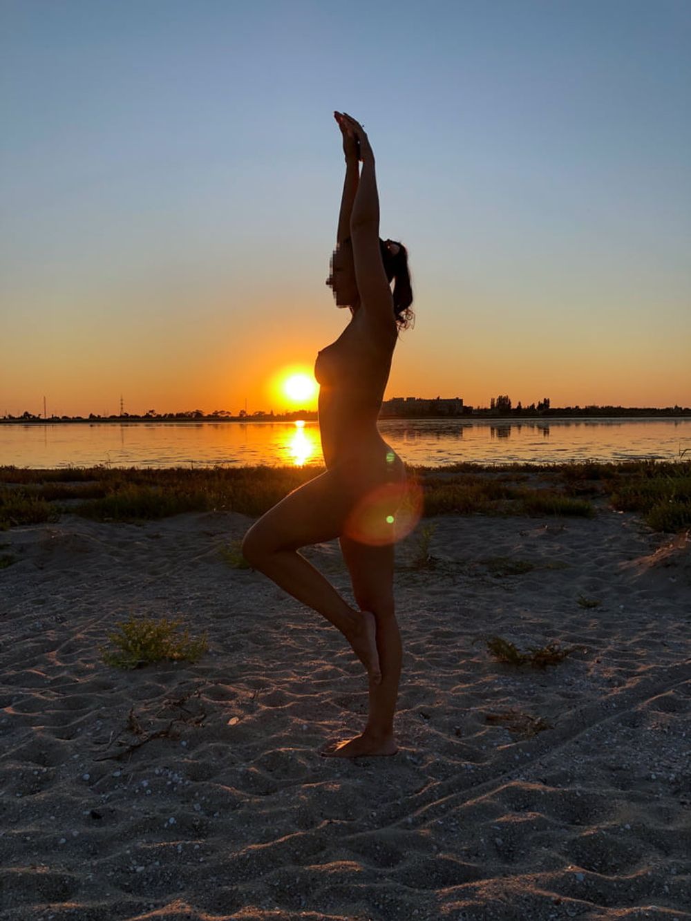 Yoga on a Nude beach #4