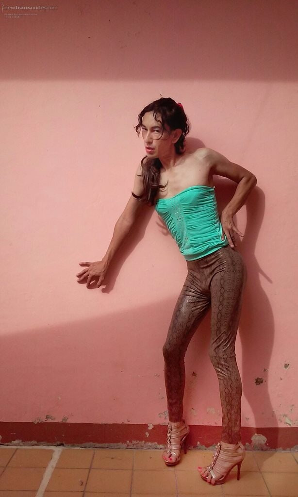 skinny and sexy latin amateur transvestite