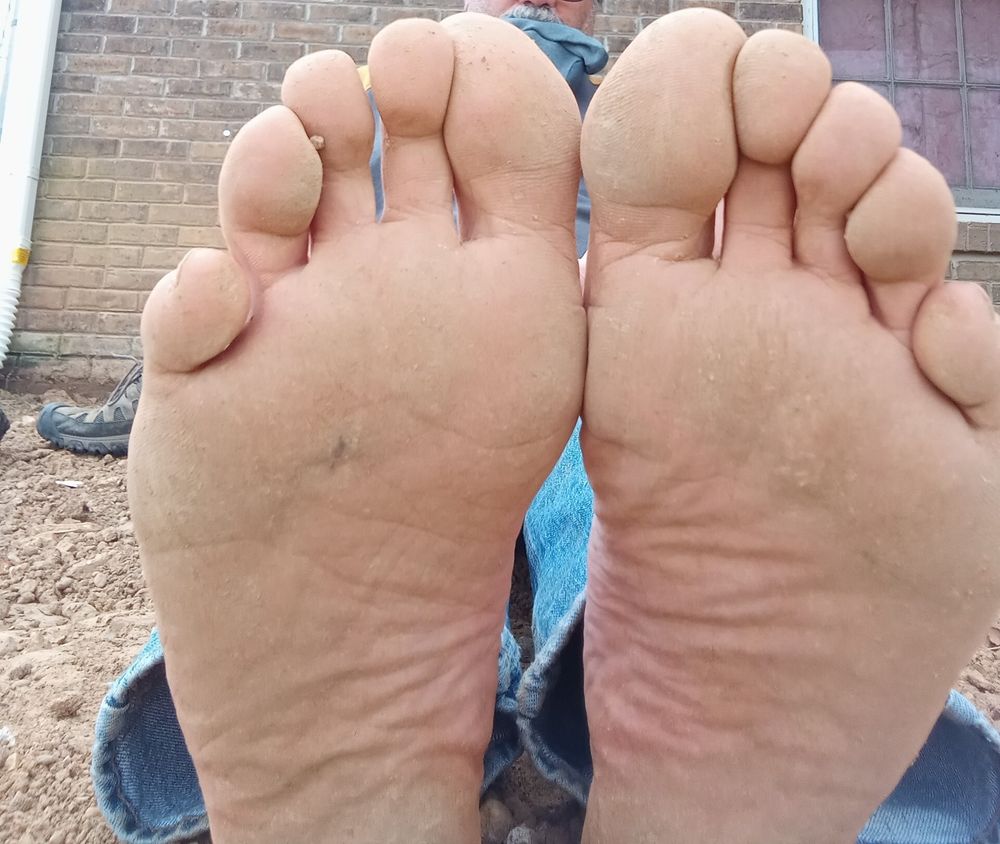 Dirty man feet #6