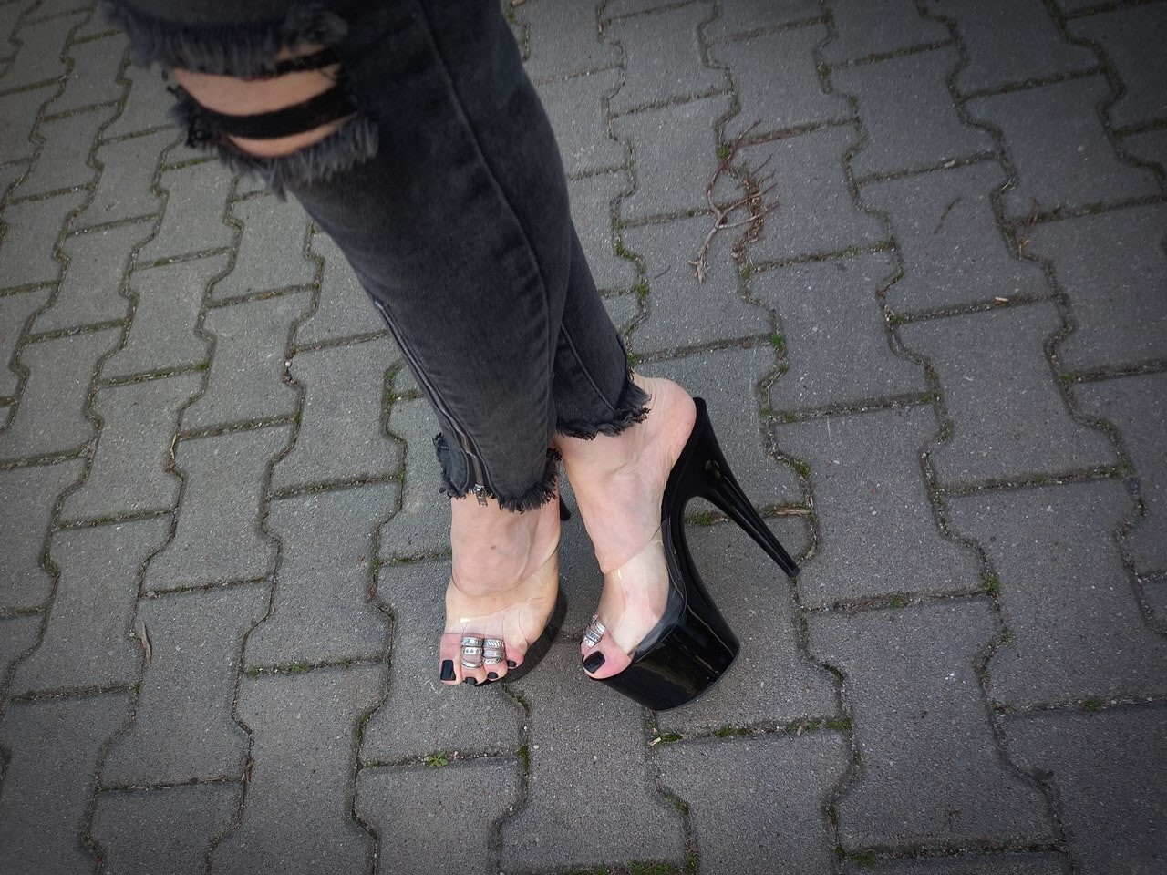 17cm stripper heels #47