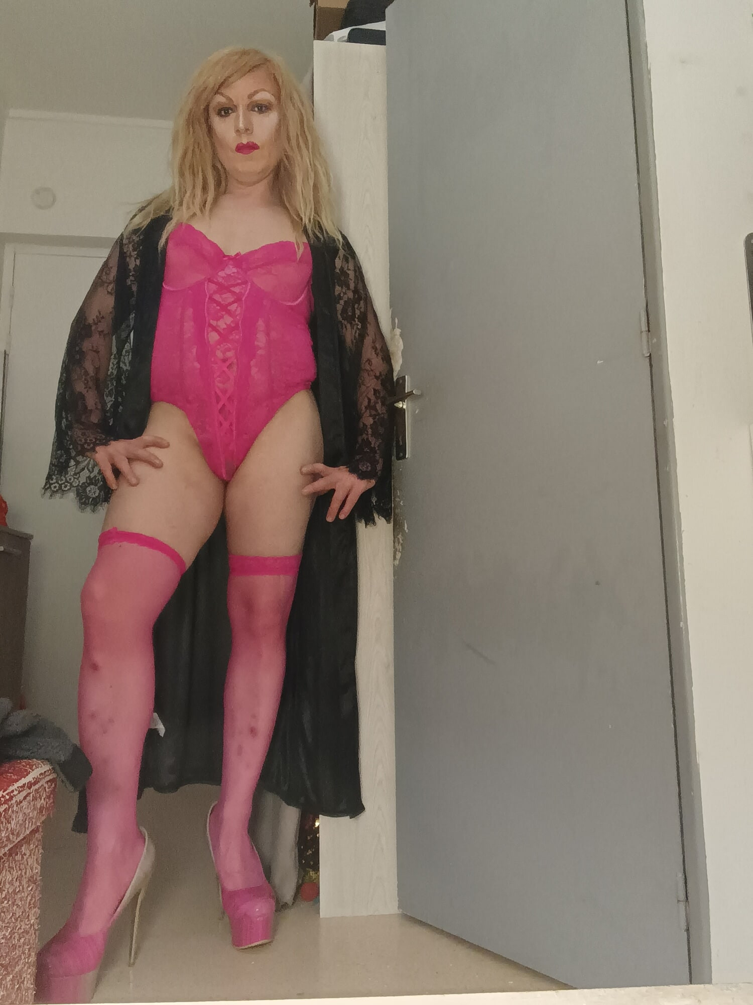 moi sans poitrine rose  #4