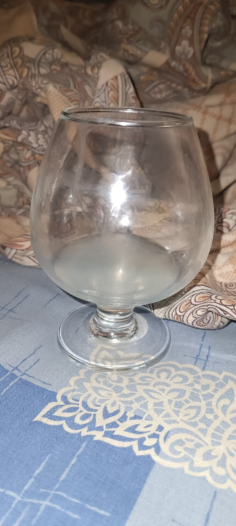 A glass of semen