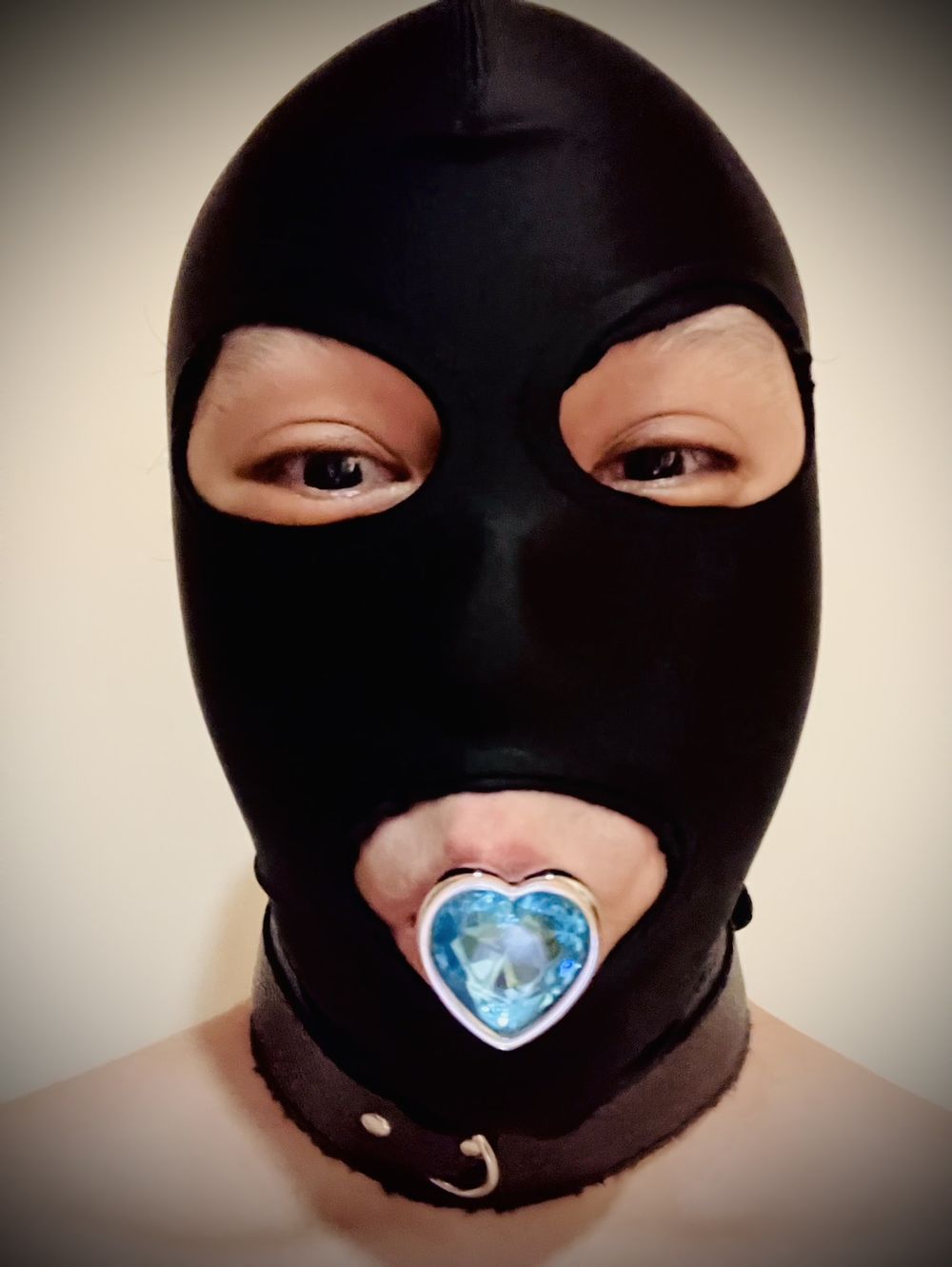 my mask, collar, and butt plugs #11