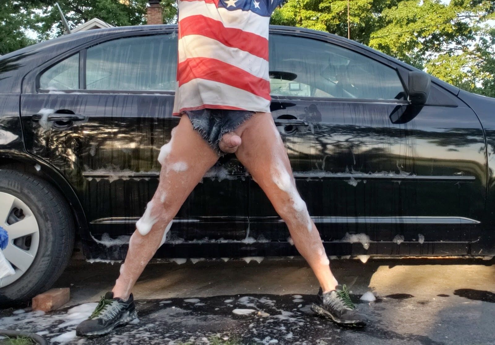 Daisy Duke Shorts Car Wash #10