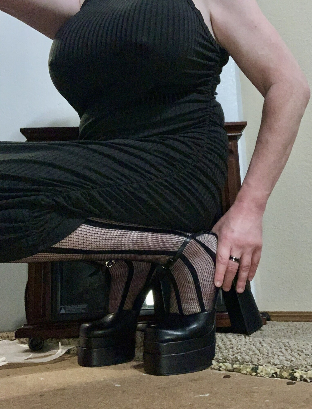 New stockings and heels #6