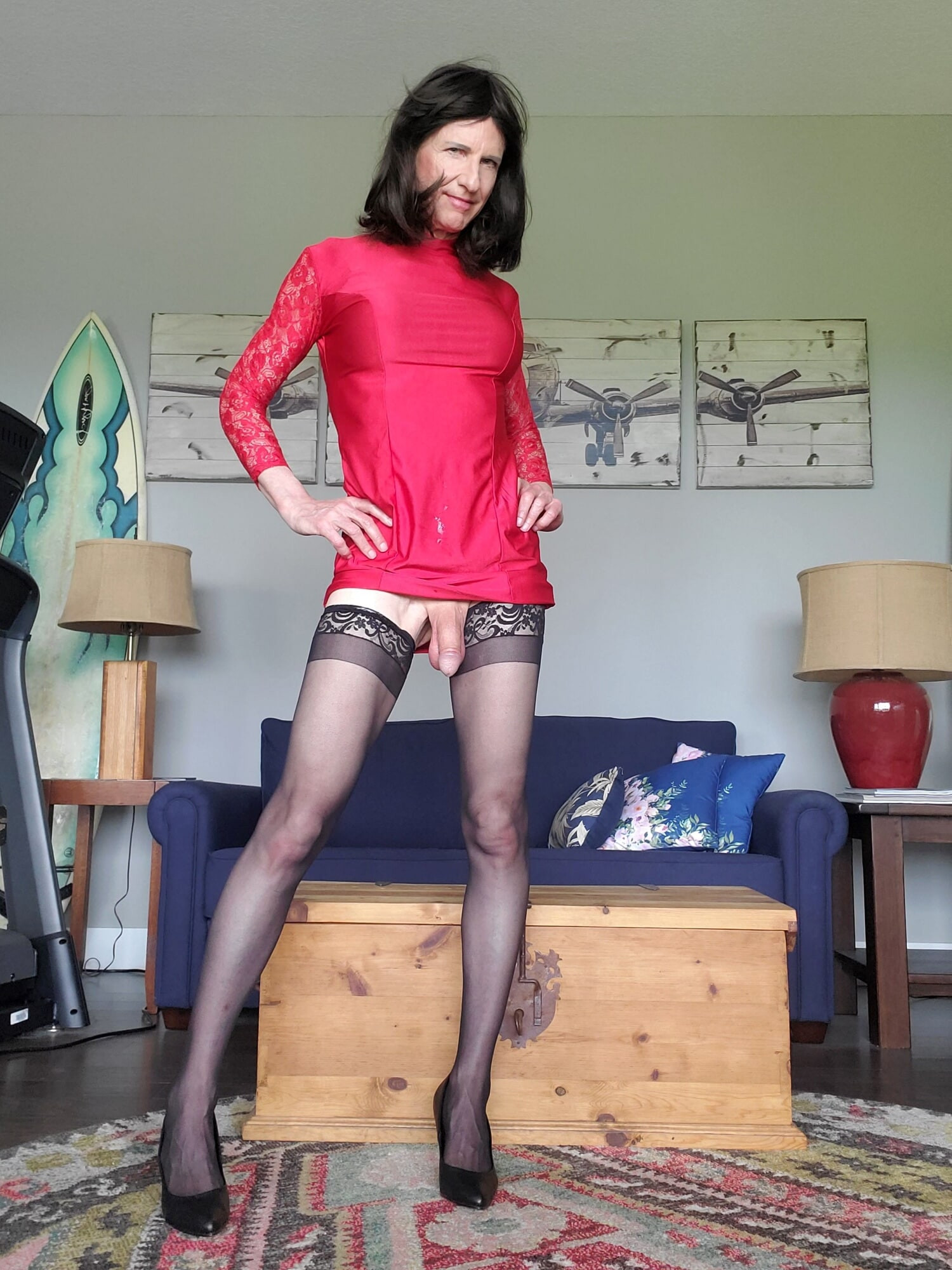 Red dress #4