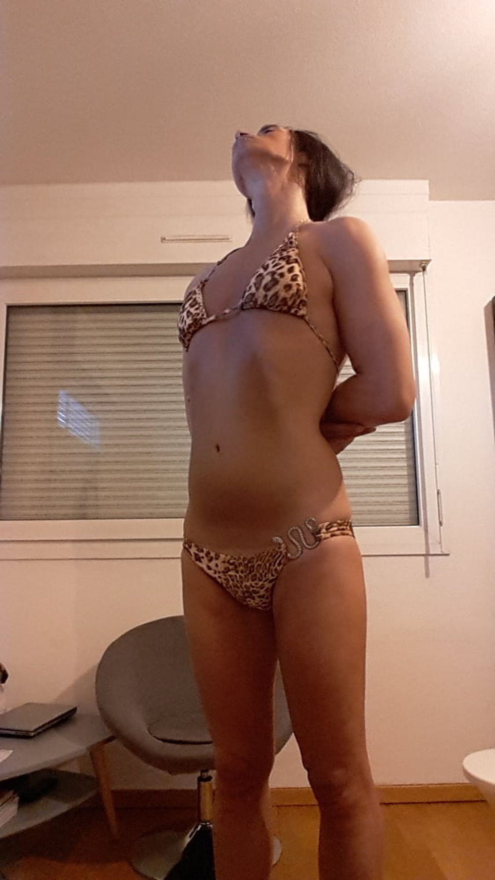 Tygra babe in leopard bikini on summer of 2019. #11