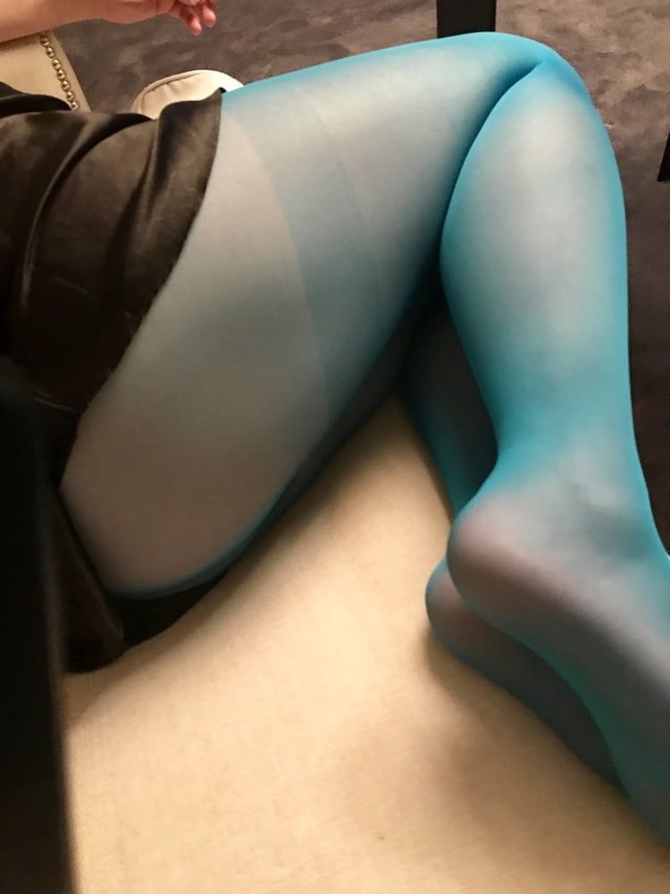 Turquoise tights #13