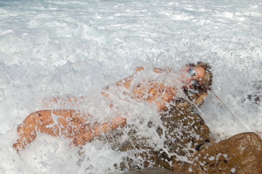 Naked in the surf #7