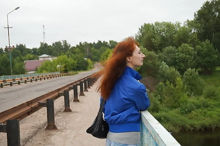 on vazuza river in cold weather         