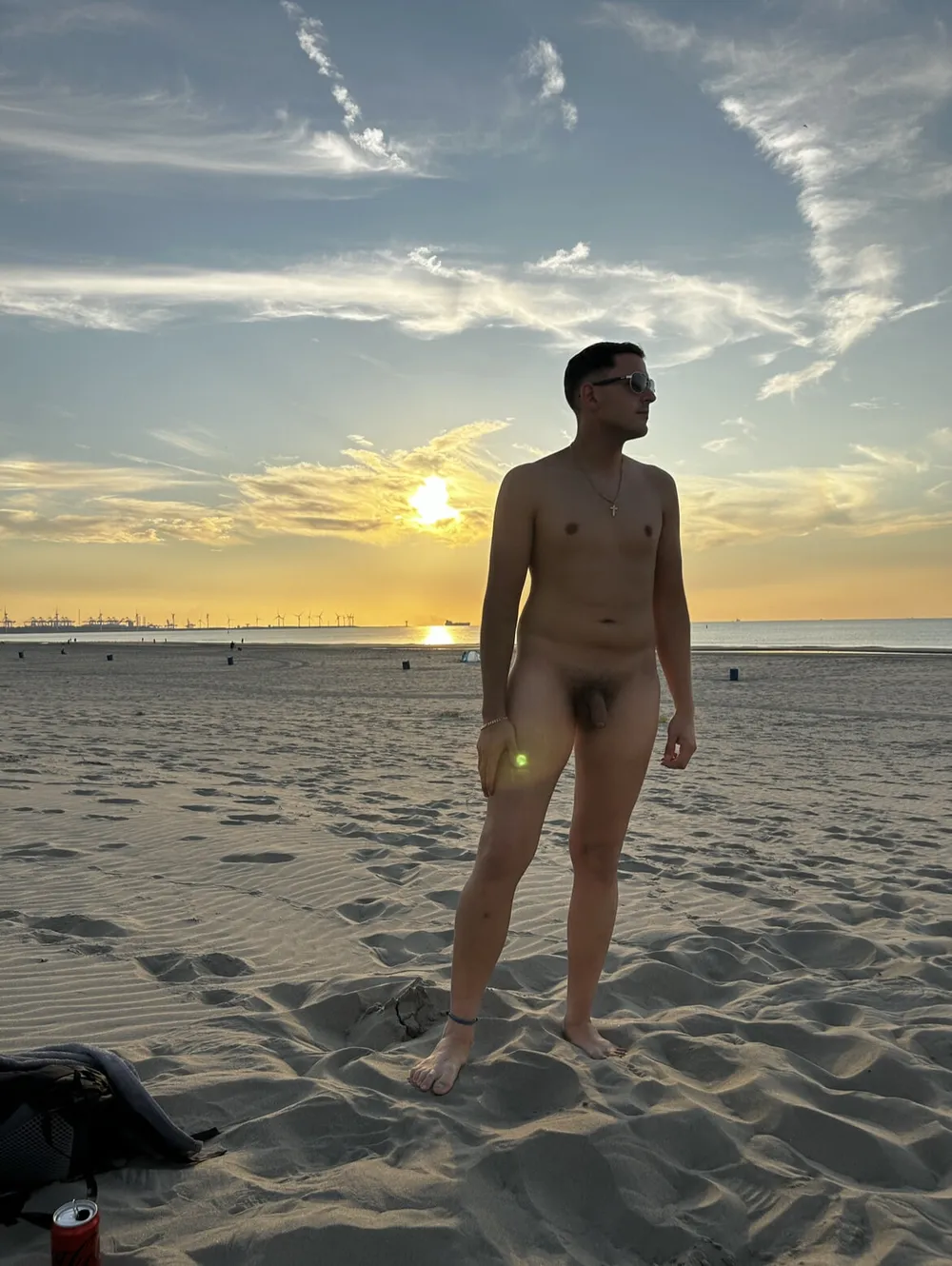  German boy on the nudist beach