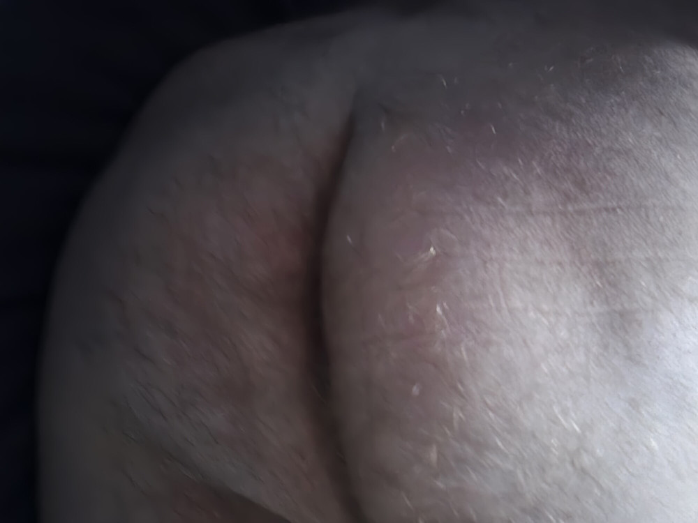 Tied balls and my hairy bum #2