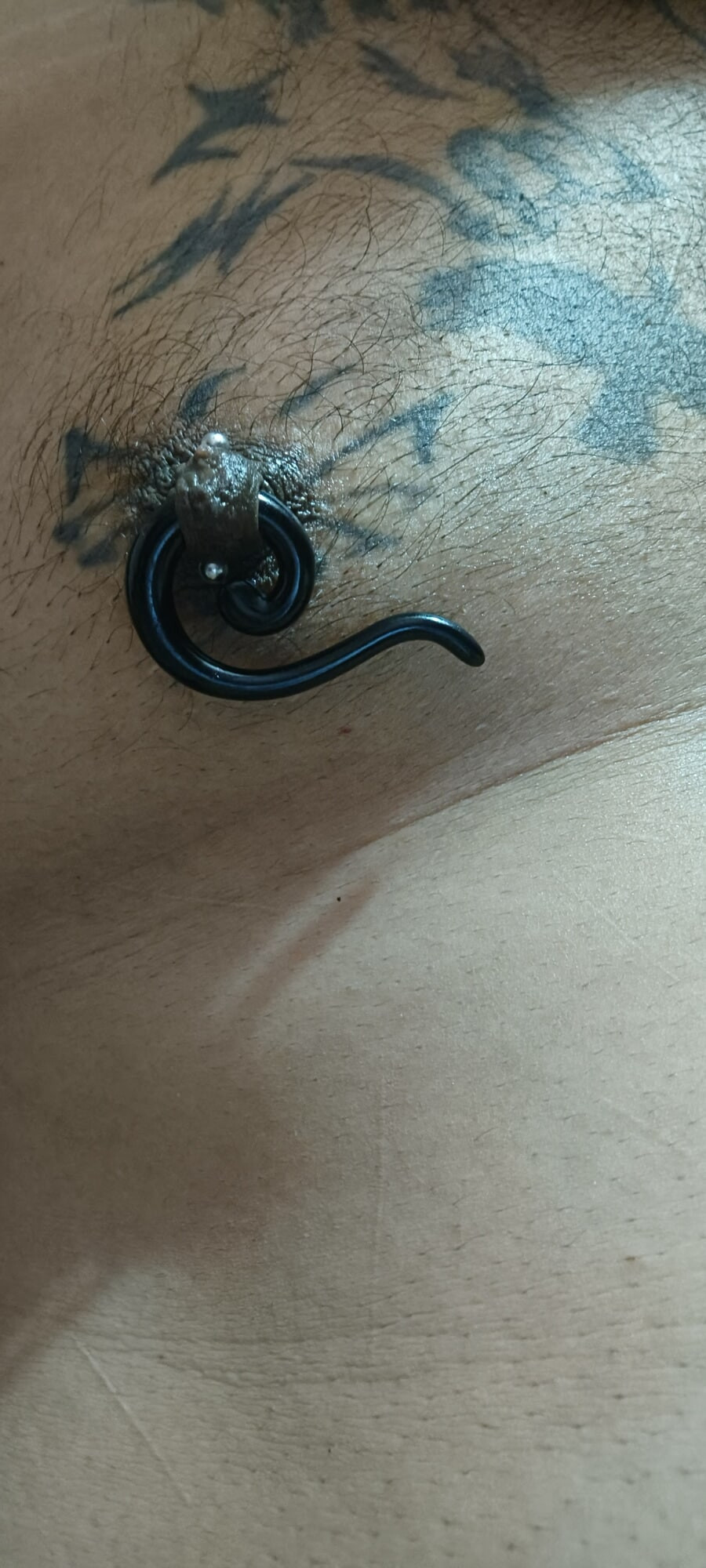 Pierced Indian cock  #6