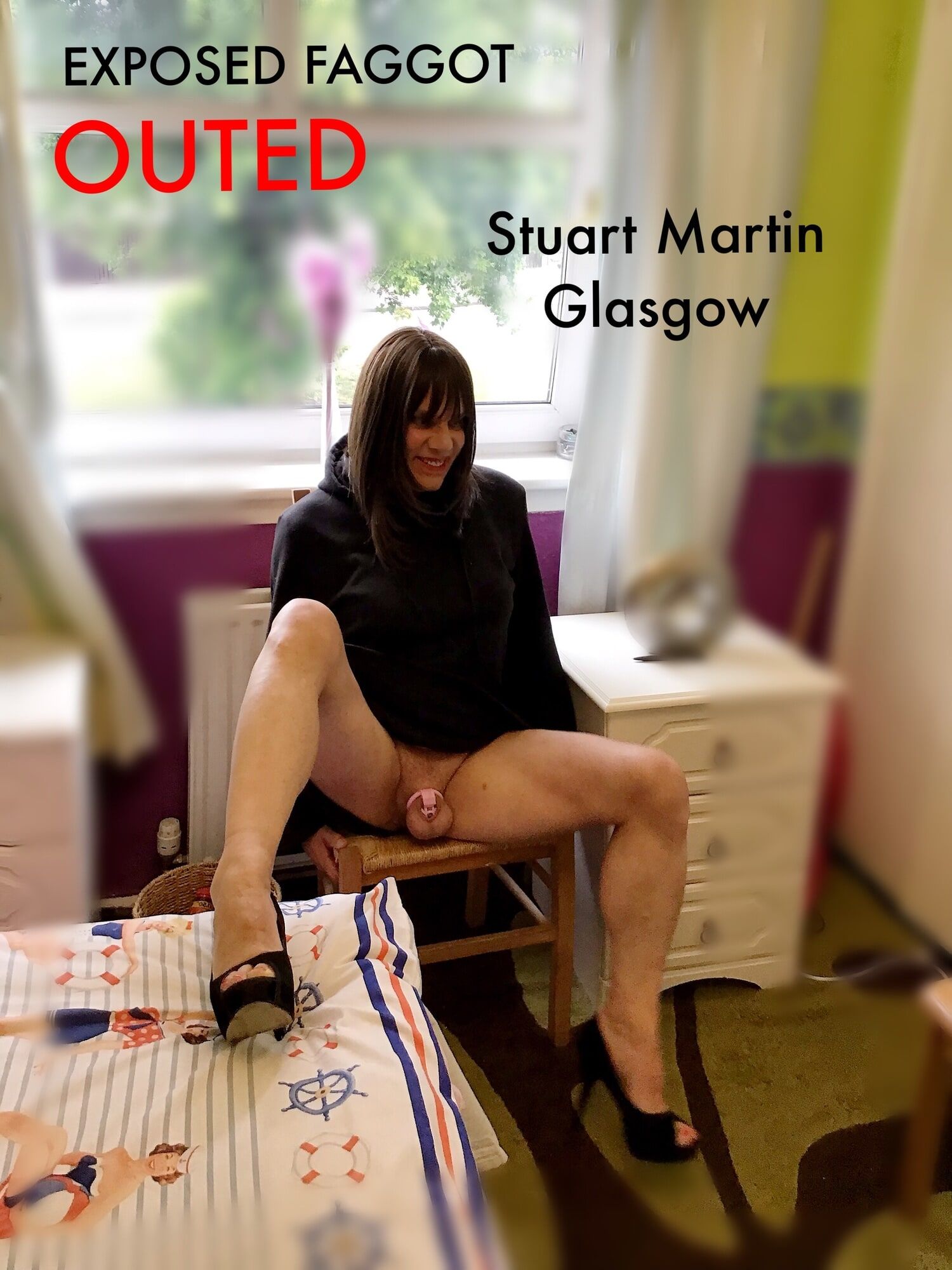 Exposed Scottish Tgirl - Real Name 