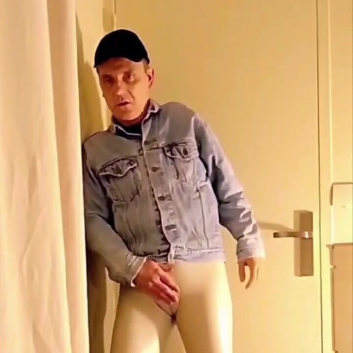 Best Moments - White Vinyl Leggings and Dildo Riding #12