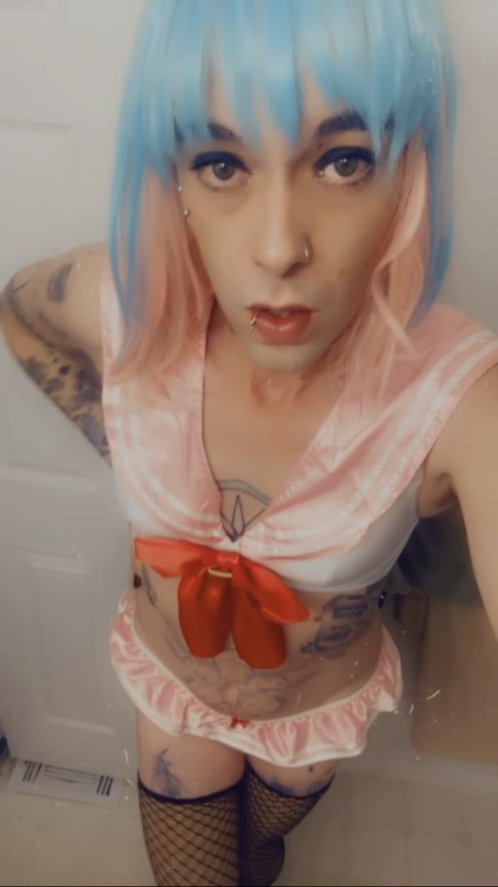Cute Pink Cosplay Girl #35